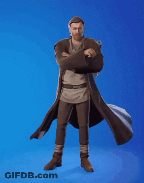 Obi Wan Kenobi 3 Fortnite Dance GIF