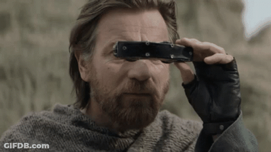 Obi Wan Kenobi Binoculars Hello There GIF