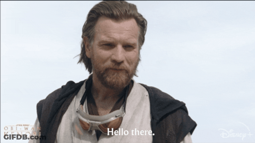 Obi Wan Kenobi Greeting Hello There GIF