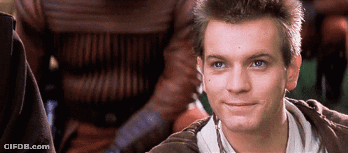 Obi Wan Kenobi Smile Eye Contact GIF