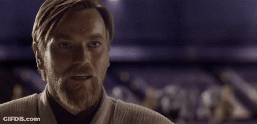 Obi Wan Kenobi Star Wars Goodbye There GIF