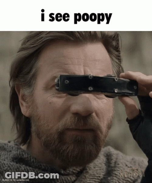 Obi Wan Kenobi Star Wars I See Poppy GIF