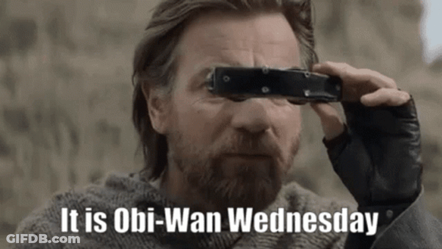 Obi Wan Kenobi Star Wars Wednesday GIF