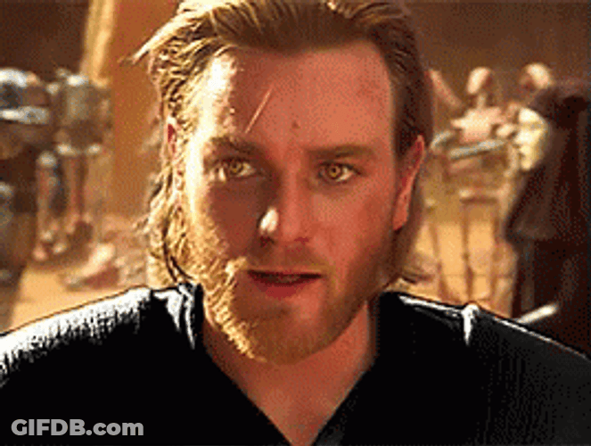 Obi Wan Looking Side Ways Assessing Situation GIF