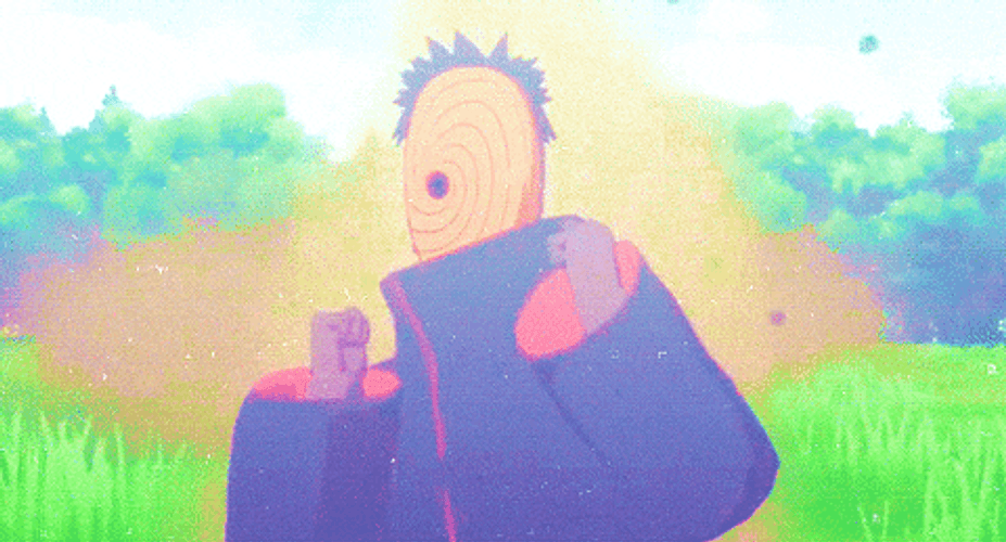 Obito Uchiha Aggressively Approving GIF