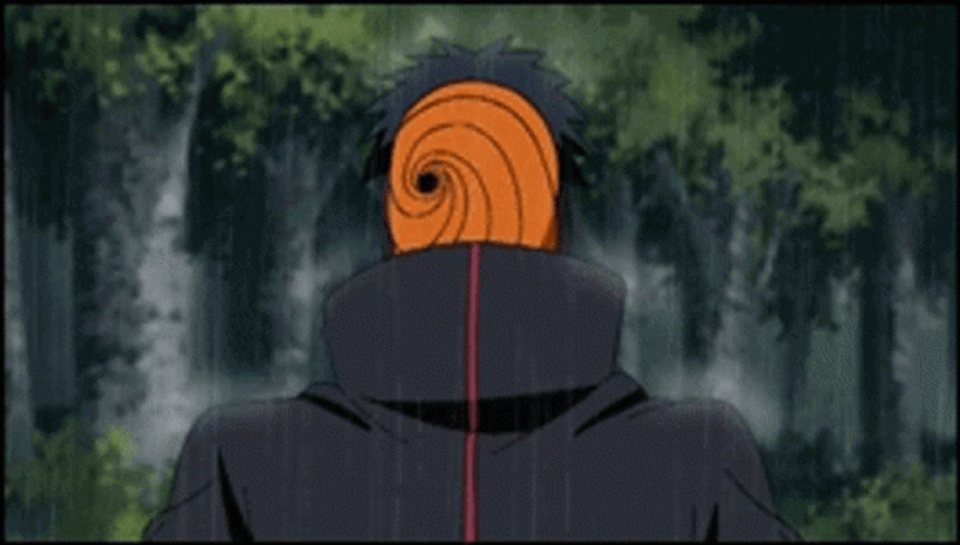 Obito Uchiha Dancing In The Rain GIF