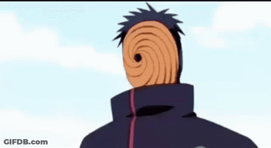 Obito Uchiha Disappear Spell GIF