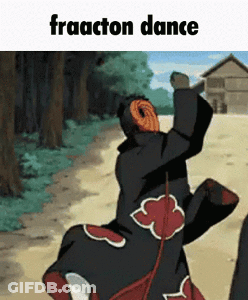Obito Uchiha Fraacton Dance GIF