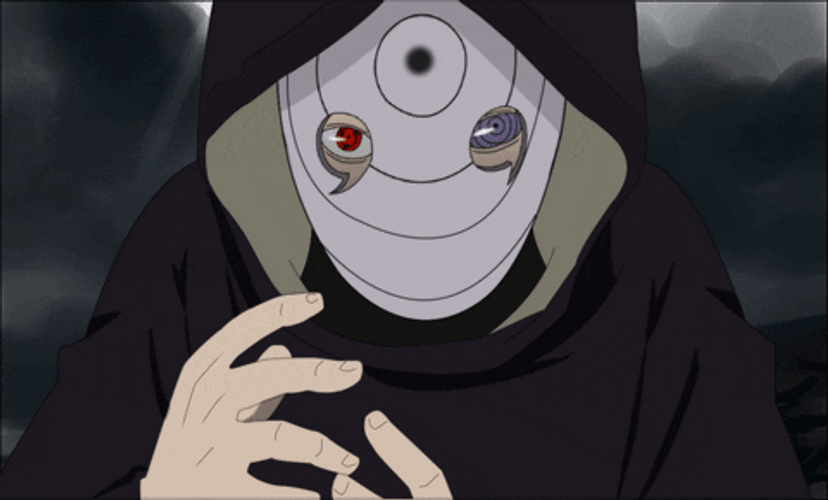 Obito Uchiha Hand Trick GIF
