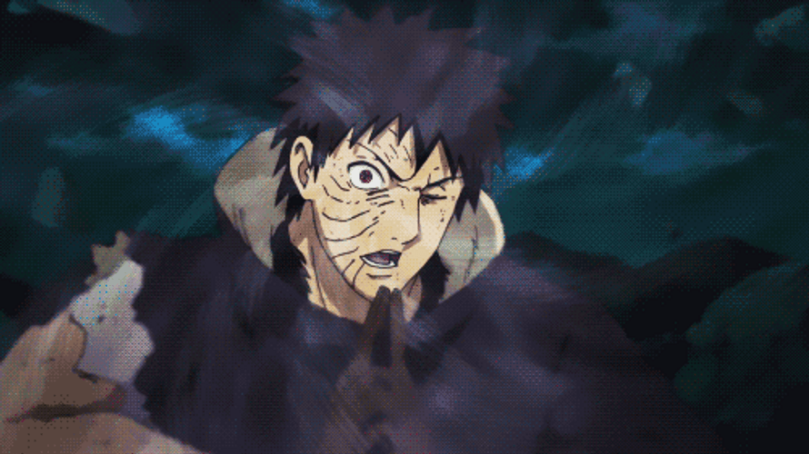Obito Uchiha Opened His Eyes GIF