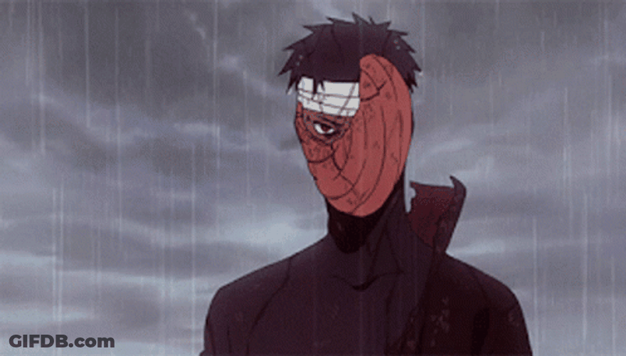 Obito Uchiha Scary Staring GIF