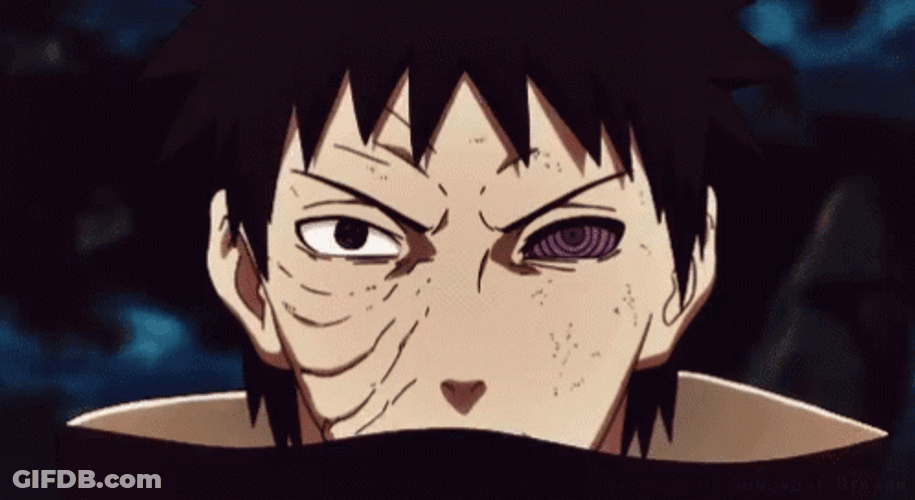 Obito Uchiha Seriously Staring GIF