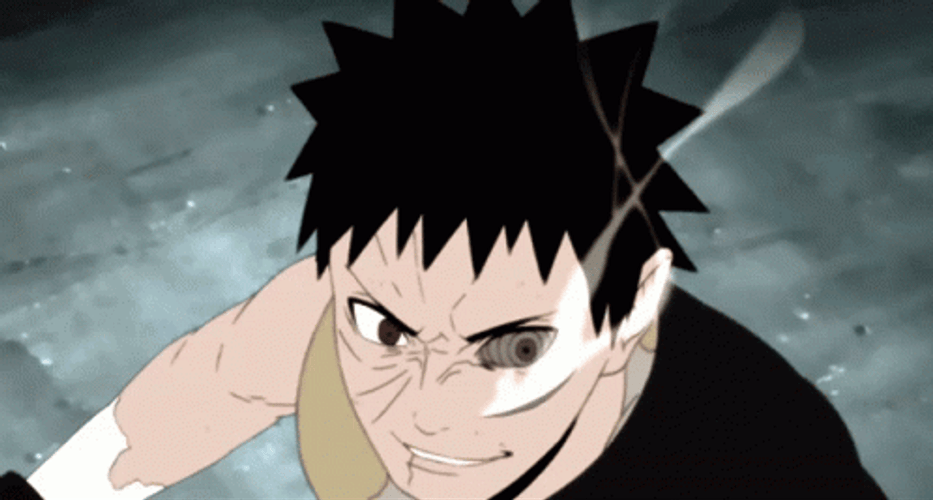 Obito Uchiha Sharingan And Rinnegan GIF