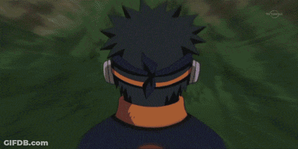 Obito Uchiha Sharingan Moves GIF