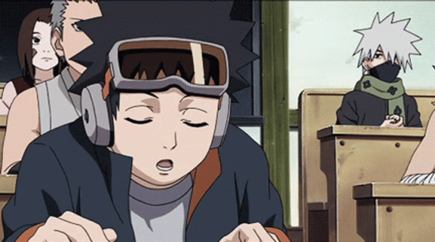 Obito Uchiha Sleeping And Surprised GIF