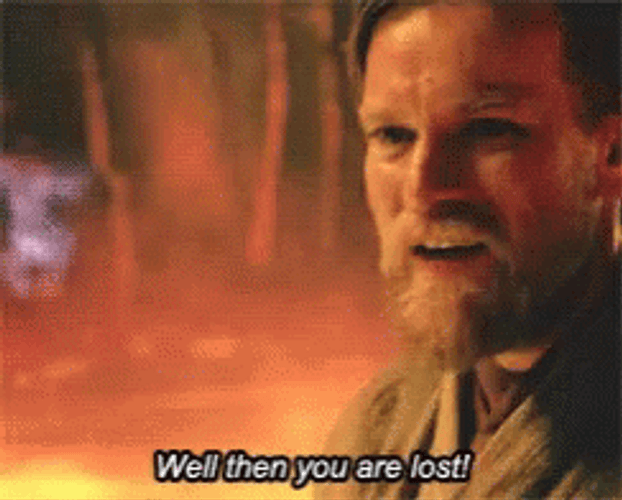 Obiwan Kenobi You Were The Chosen One GIF