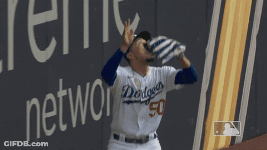 Obj One Handed Catch By Mookie Betts GIF