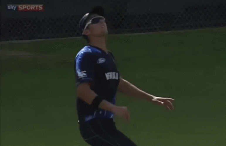 Obj One Handed Catch New Zealand Cricket GIF