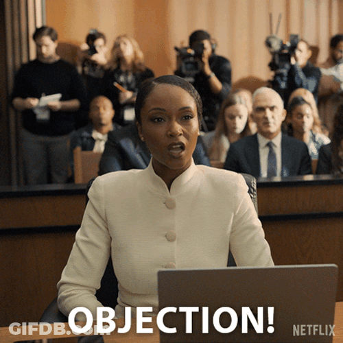 Objection Andrea Freeman GIF