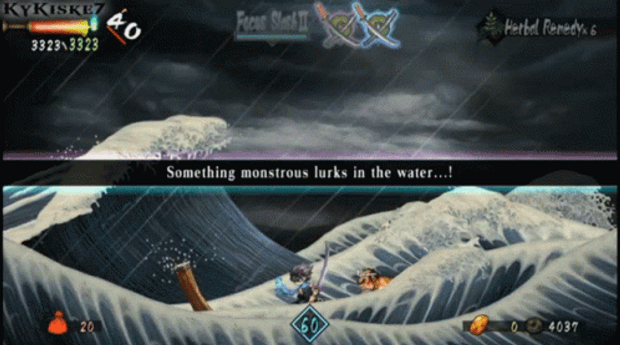 Oboro Muramasa Sailing Japanese Wave GIF