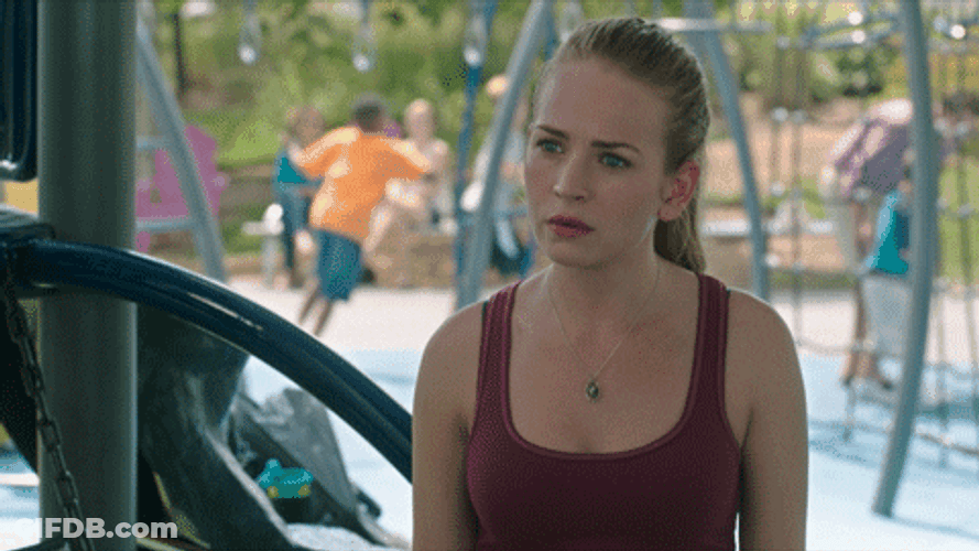 Obviously Britt Robertson Agreeing GIF