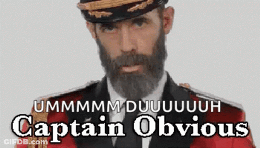 Obviously Captain Obvious Side Eye GIF