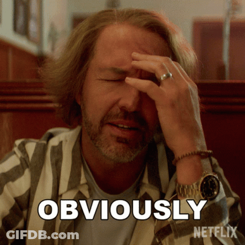 Obviously Eric Lange Face Palm GIF