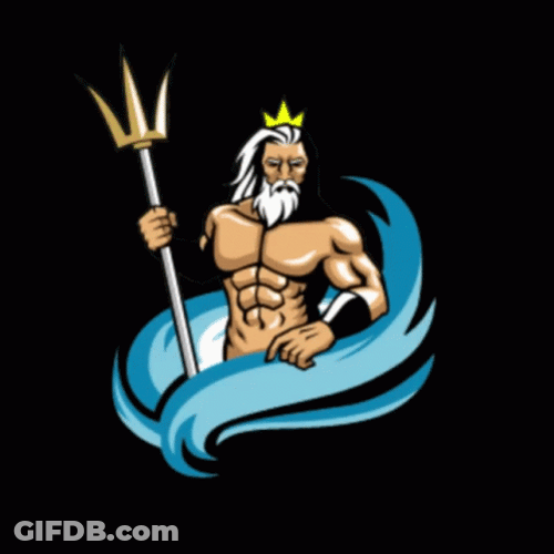 Ocean God Neptune GIF