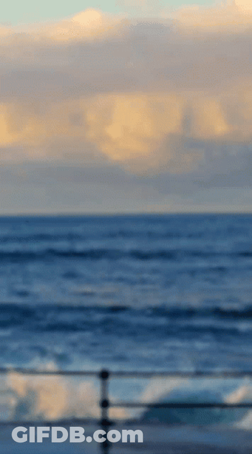 Ocean Waves Animated Splash GIF