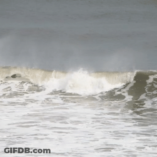 Ocean Waves On Loop GIF