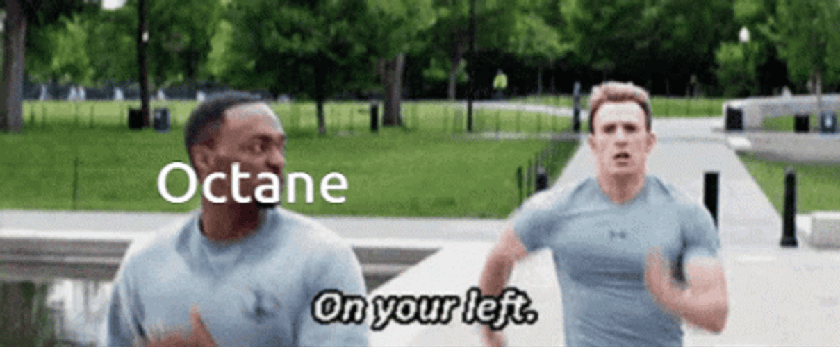 Octane Captain America Jogging Meme GIF