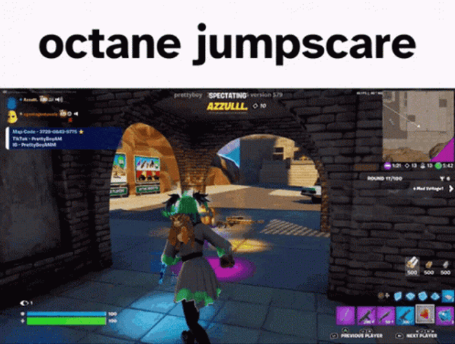 Octane Jumpscare Gameplay Apex Legends GIF
