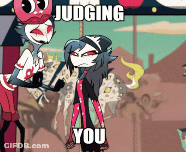 Octavia Judging You Hazbin Hotel GIF