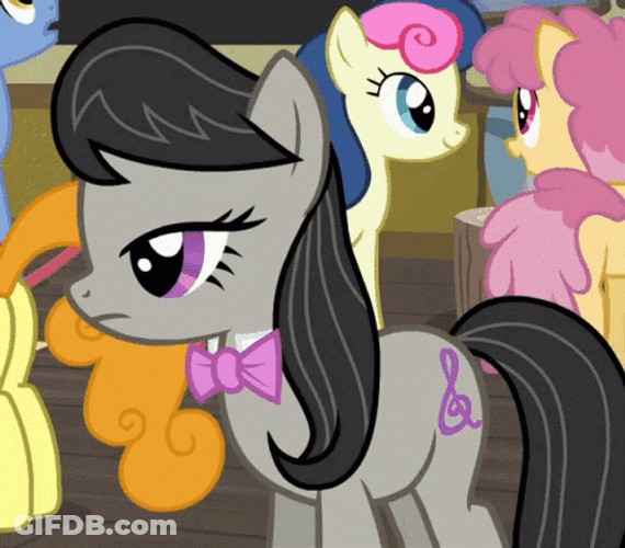 Octavia Melody Sulky Mlp GIF