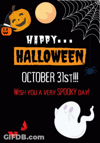 October 31St Is A Very Spooky Day GIF