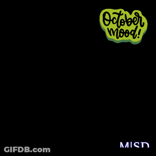 October Mood Flashing Scare Crow GIF