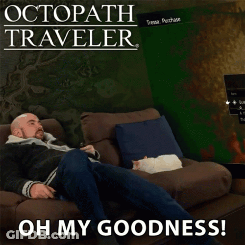 Octopath Traveler Oh My Goodness GIF