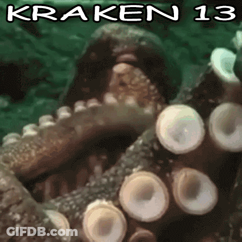 Octopus With Kraken 13 GIF