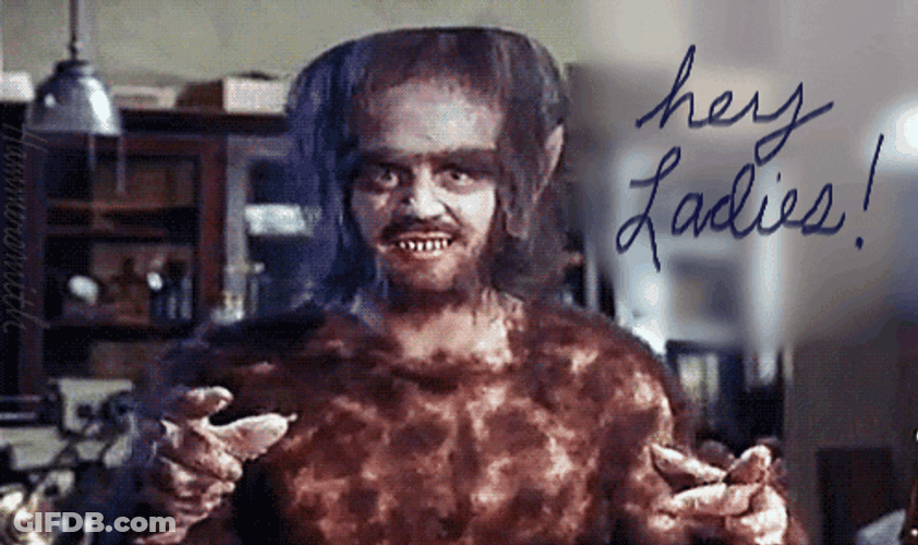Oddbod Junior Hairy Cave Man Hey Ladies GIF
