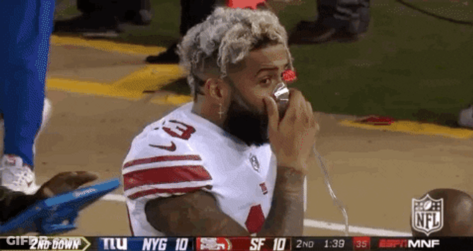 Odell Beckham Jr First Aid Rescue GIF