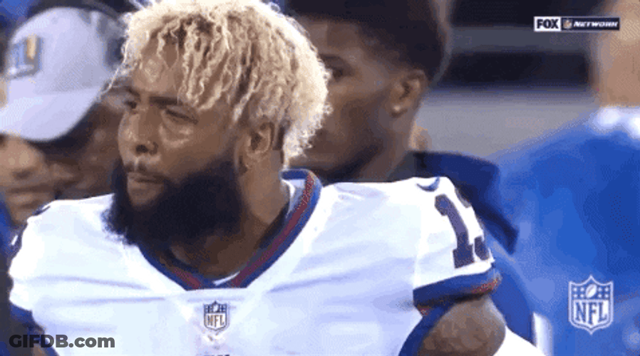 Odell Beckham Jr Screaming Mad GIF