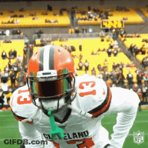 Odell Beckham Jr Side By Side Dance Moves GIF