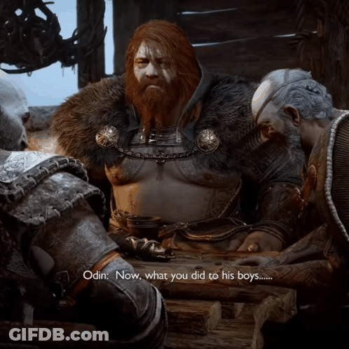 Odin: Now What You Did To His Boys GIF