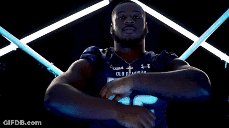 Odu Chazz Wallace Defensive Tackle GIF