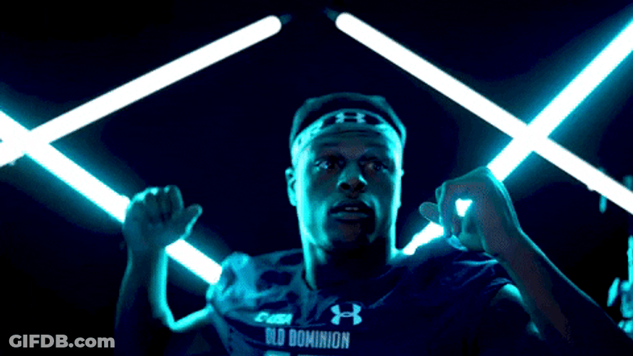 Odu Muscle Flexing Elijah Davis Running Back GIF