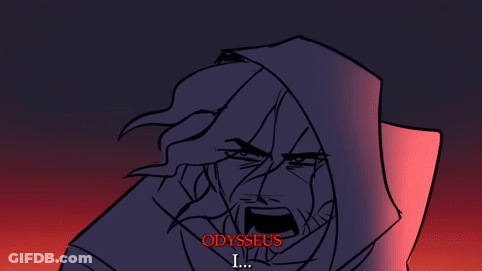 Odysseus Song #38 Poster Dark Background GIF