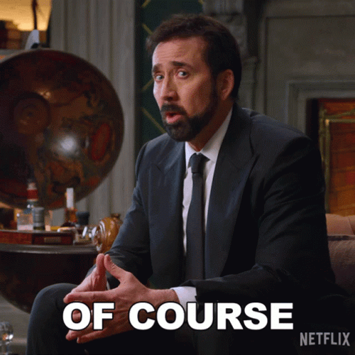 Of Course Nicolas Cage GIF