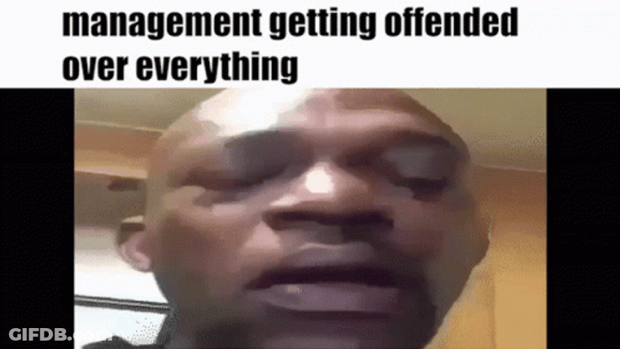Offended Black Man Crying Meme GIF