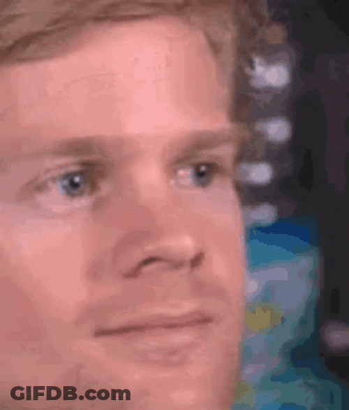 Offended Blinking White Guy Meme GIF