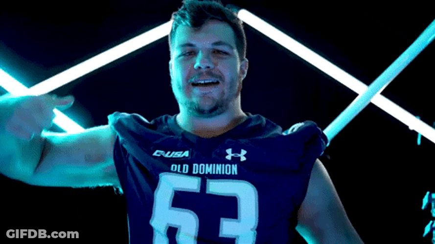 Offensive Line Odu Xavier Black GIF